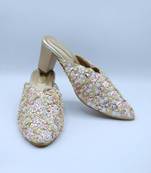 Floricaaa gold heels