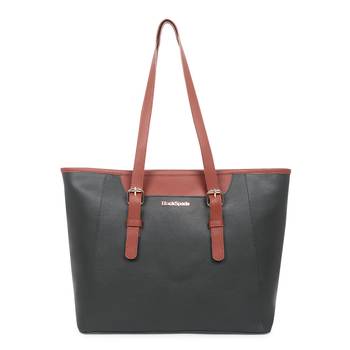 Women Green Premium Office Geniune Tote Bag 1