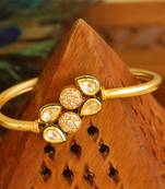 Gold platted cz kada