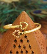 Gold platted cz designer kada