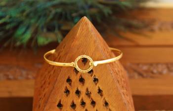 Gold platted cz designer kada 1