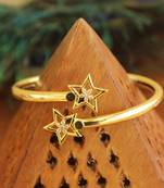 Gold platted cz designer kada