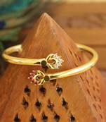 Gold platted cz designer kada