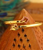 Gold platted cz designer kada