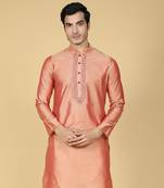 SULTAN TAN  COTTON SILK KURTA FOR MEN