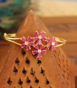 Gold platted cz kada