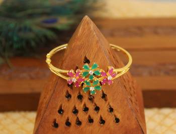 Gold platted cz kada 1