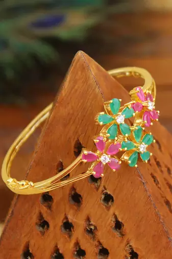 Gold platted cz kada