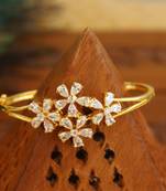 Gold platted cz kada