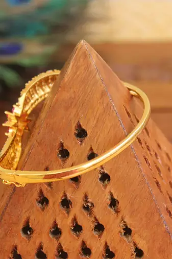 Gold platted cz kada