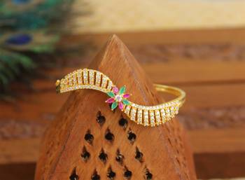 Gold platted cz kada 1
