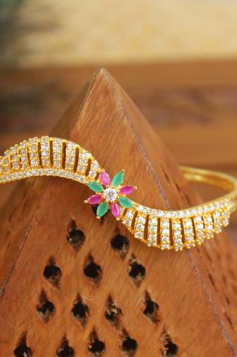 Gold platted cz kada
