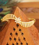 Gold platted cz kada