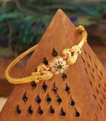 Matte finish peacock kada