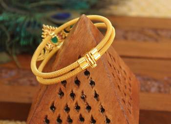 Gold platted kempu kada 3