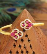 Gold platted cz kada