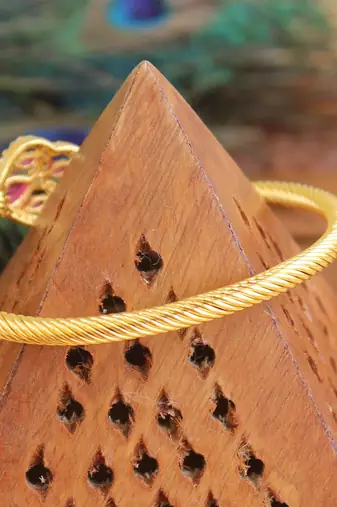 Gold platted cz kada