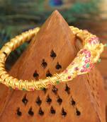 Matte finish peacock kada