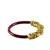 Extra Large Size Brass And Acrylic Bangle