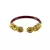 Extra Large Size Brass And Acrylic Bangle