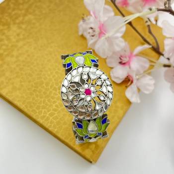 Multicolor beautiful handmade stone bracelet for women indian handmade boho oxidised indian hand bangles gift for her 2