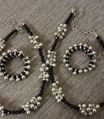 Ghungroo silver oxidized indian anklet and toe ring jewelry combo set for women beautiful handmade silver jewellry