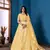 Yellow Net Lehenga Choli With Embroidered Work