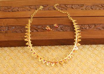 Kerala traditional talikoottam necklace set 1