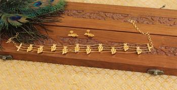 Kerala traditional palakka necklace set 3