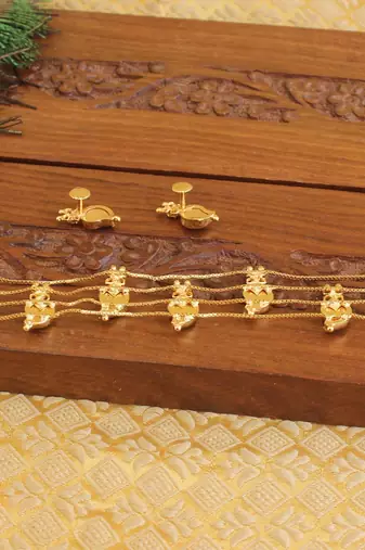 Kerala traditional palakka necklace set