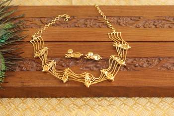 Kerala traditional nagapadam necklace set 3