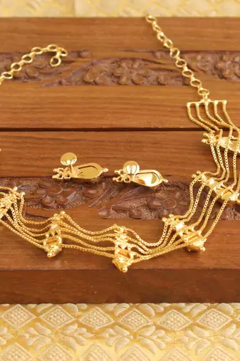 Kerala traditional nagapadam necklace set