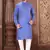 Ranak Blue Cotton Kurta Pajama