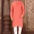 Ranak Crimson Cotton Kurta Pajama