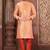 Ranak Peach Banarasi Jacquard Kurta Pajama