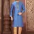 Ranak Blue Mulbary Butti Silk Kurta Pajama