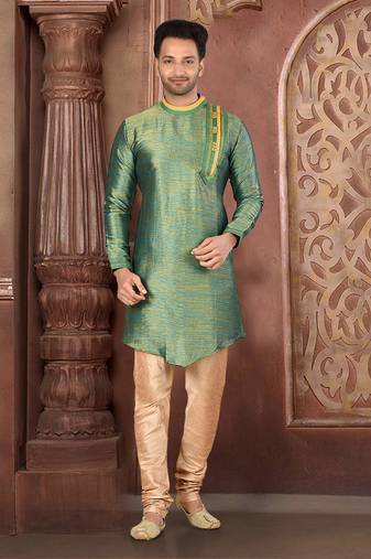 Ranak Multicolour Silk Kurta Pajama