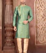 Ranak Pastel Silk Kurta Pajama