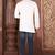 Ranak White Muslin Cotton Short Kurta
