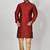 Ranak Maroon Dupion Silk Kurta Pajama