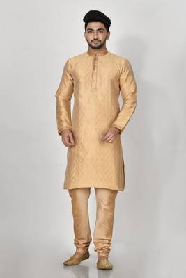 Ranak Gold Art Silk Kurta Pajama 1