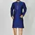 Ranak Royal Blue Mulbary Cotton Silk Kurta Pajama
