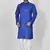 Ranak Royal Blue Cotton Kurta Pajama