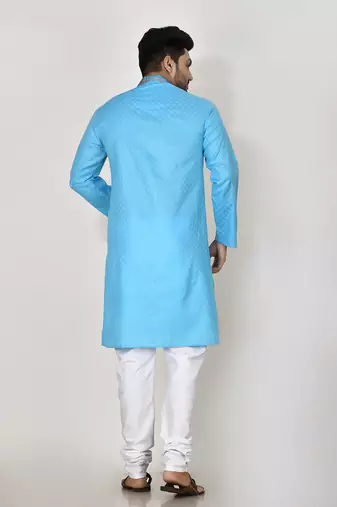 Ranak Firoza Cotton Kurta Pajama