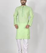 Ranak Pista Cotton Kurta Pajama