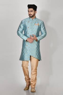 Ranak Firoza Banarasi Jacquard Kurta Pajama 1