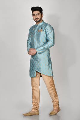 Ranak Firoza Banarasi Jacquard Kurta Pajama 2