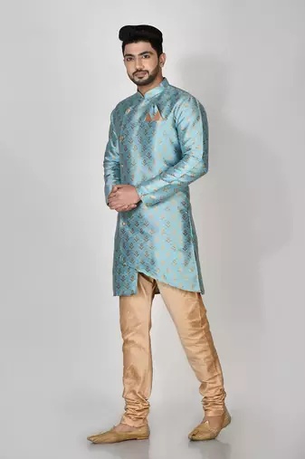 Ranak Firoza Banarasi Jacquard Kurta Pajama