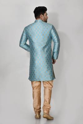 Ranak Firoza Banarasi Jacquard Kurta Pajama 3