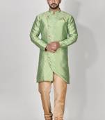 Ranak Pista Banarasi Jacquard Kurta Pajama